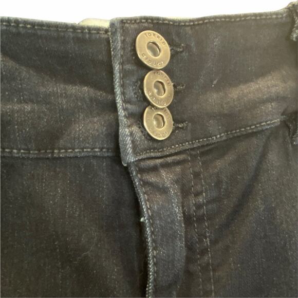 Torrid Jeggings Black Size 16XS Plus Size Button-Fly Super Skinny Stretch Short - Picture 7 of 13